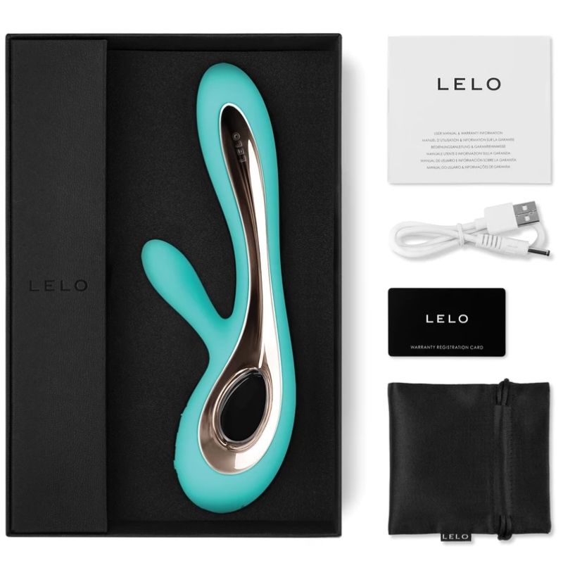 LELO - SORAYA 2 VIBRADOR RABBIT VERDE AGUA LELO