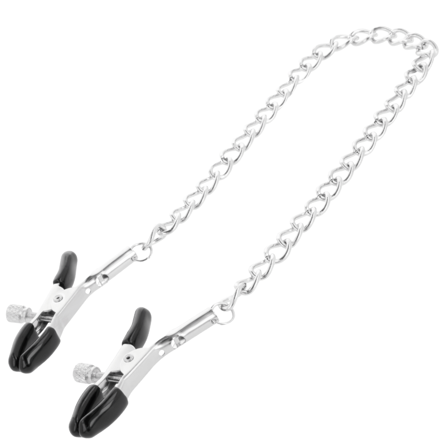 DARKNESS - PINZAS AJUSTABLES PARA PEZONES AJUSTABLES METAL DARKNESS SENSATIONS