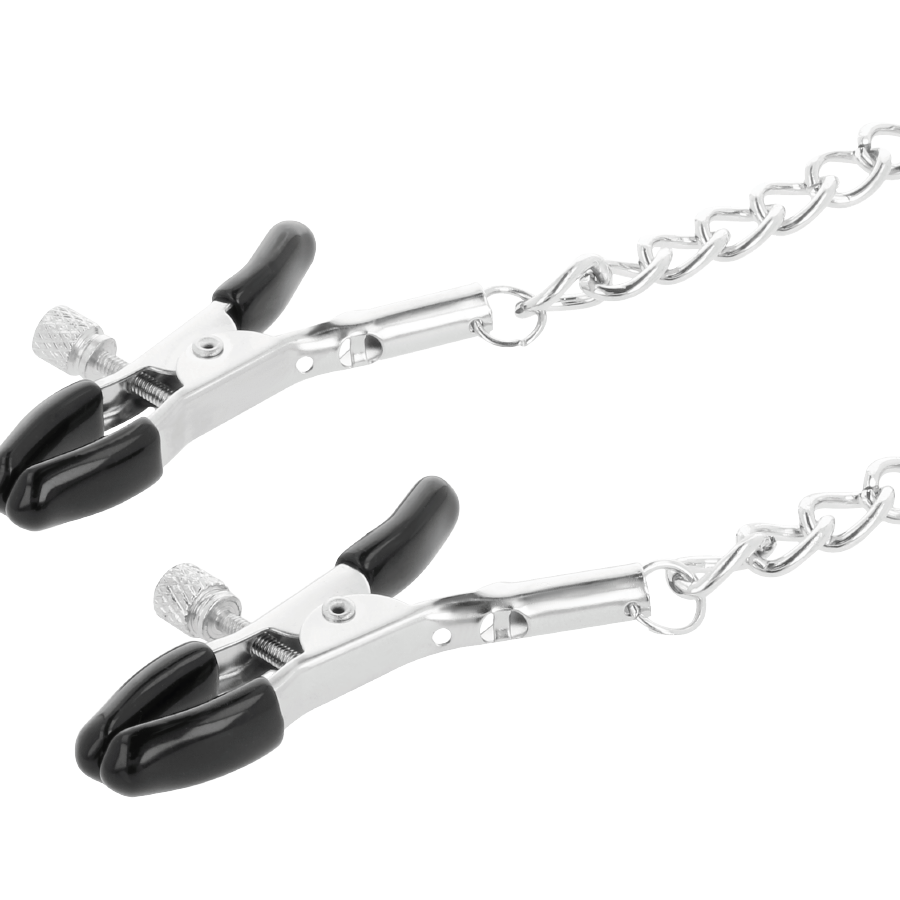DARKNESS - PINZAS AJUSTABLES PARA PEZONES AJUSTABLES METAL DARKNESS SENSATIONS
