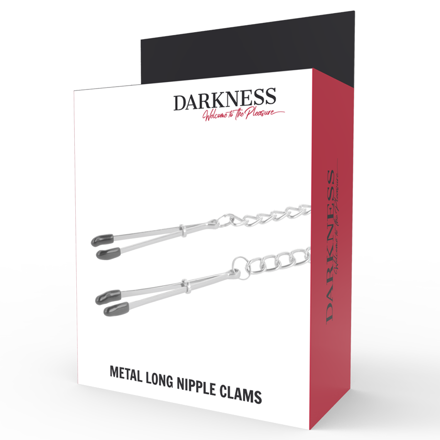 DARKNESS - PINZAS AJUSTABLES PARA PEZONES METAL DARKNESS SENSATIONS