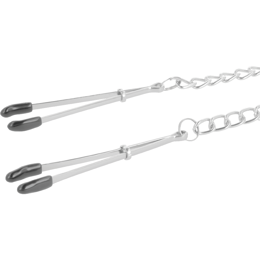 DARKNESS - PINZAS AJUSTABLES PARA PEZONES METAL DARKNESS SENSATIONS