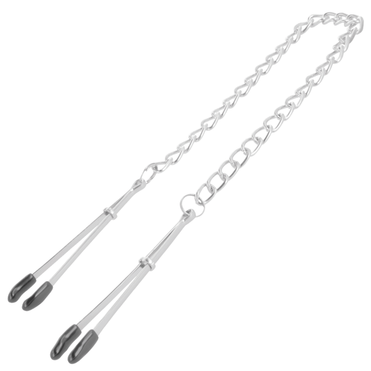 DARKNESS - PINZAS AJUSTABLES PARA PEZONES METAL DARKNESS SENSATIONS