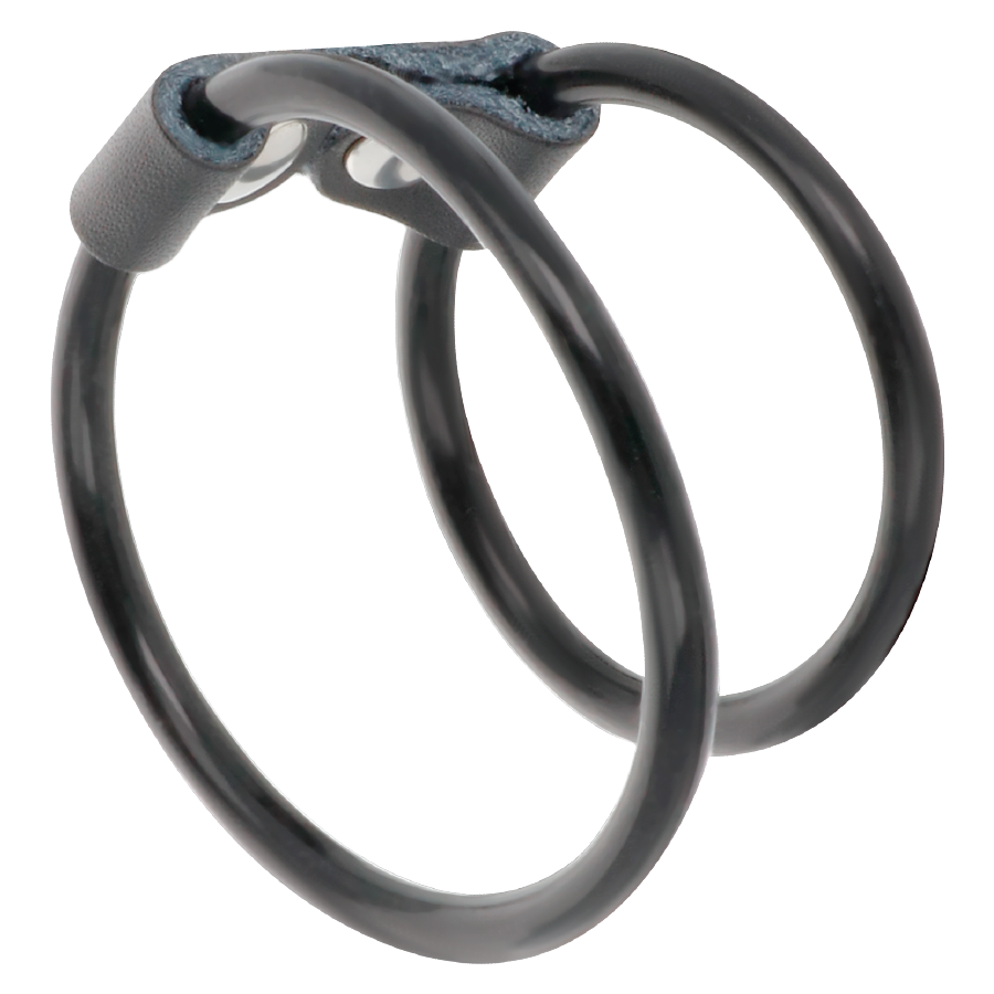 DARKNESS - ANILLA FLEXIBLE DOBLE PARA EL PENE DARKNESS SENSATIONS