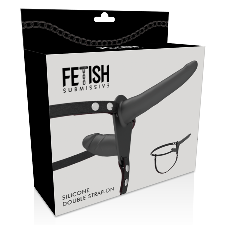 FETISH SUBMISSIVE HARNESS - DOBLE PENETRACIÓN NEGRO FETISH SUBMISSIVE HARNESS