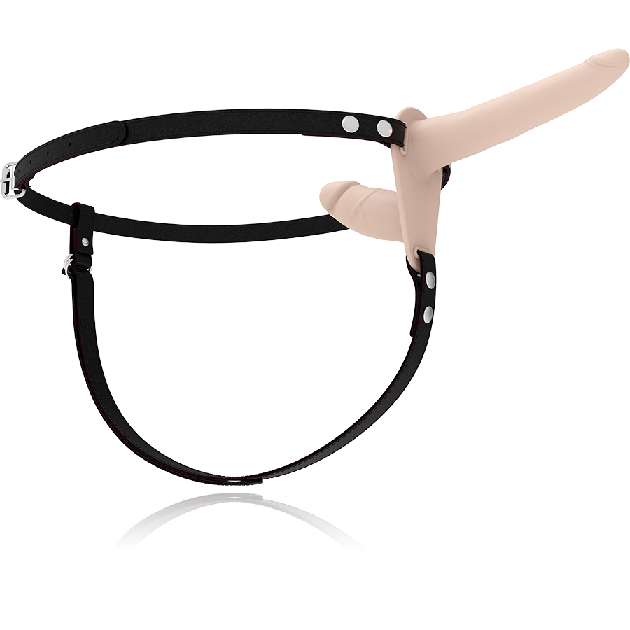 FETISH SUBMISSIVE HARNESS - DOBLE PENETRACIÓN VIBRADOR FLESH UP FETISH SUBMISSIVE HARNESS