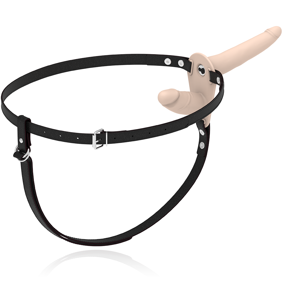 FETISH SUBMISSIVE HARNESS - DOBLE PENETRACIÓN VIBRADOR FLESH UP FETISH SUBMISSIVE HARNESS