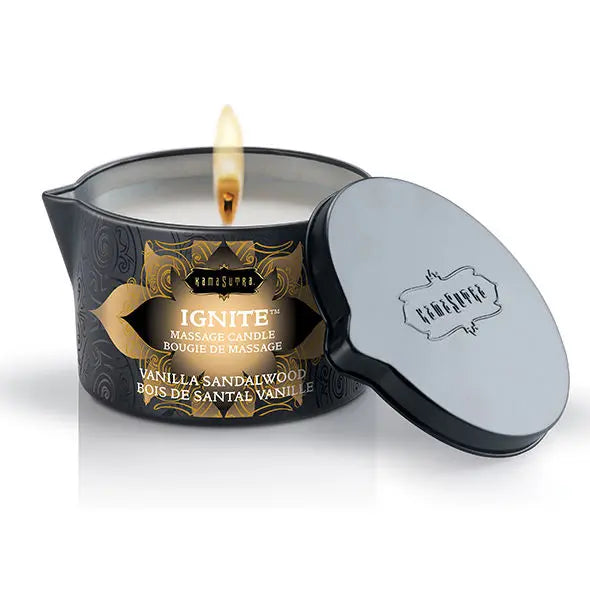 KAMASUTRA - VELA DE MASAJE VAINILLA Y SANDALO 170 GR KAMASUTRA COSMETICS