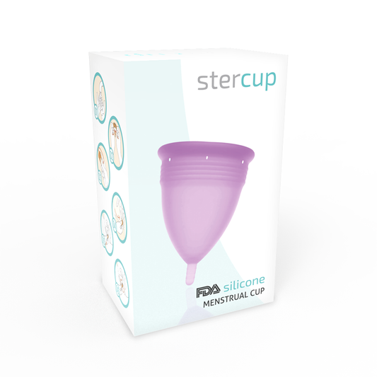 STERCUP - COPA MENSTRUAL FDA SILICONA LILA - TALLA L STERCUP