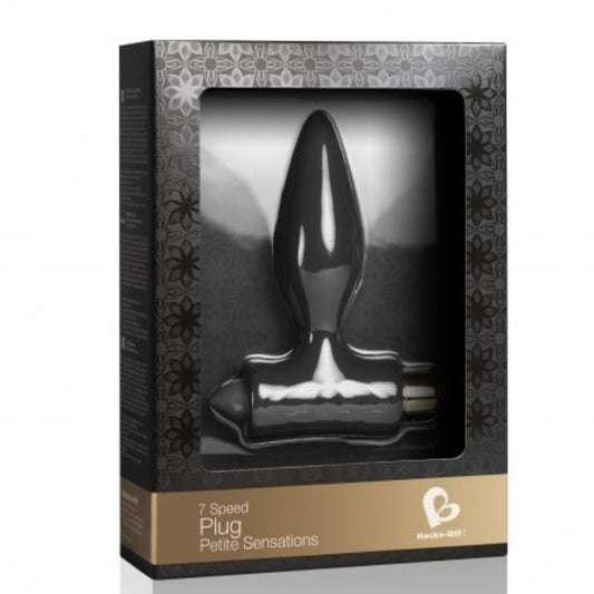 ROCKS-OFF - PLUG ANAL PARA PRINCIPIANTES PETITE SENSATIONS - NEGRO ROCKS-OFF
