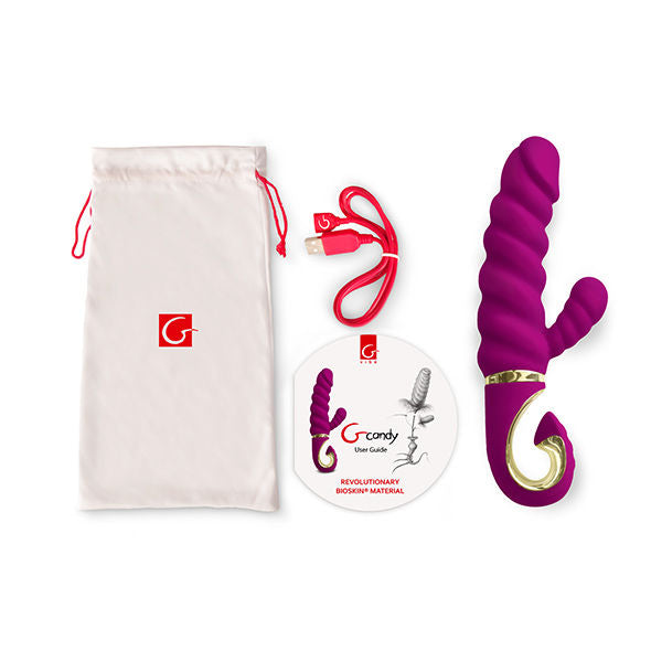 G-VIBE - FUN TOYS VIBRADOR RABBIT GCANDY SWEET RASPBERRY G-VIBE