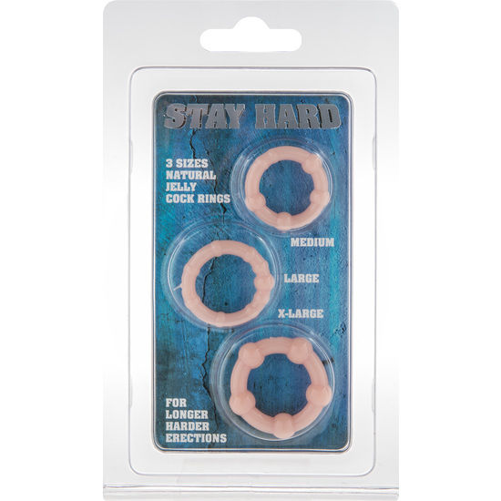 SEVEN CREATIONS - JUEGO TRES ANILLOS PENE SKIN SEVEN CREATIONS