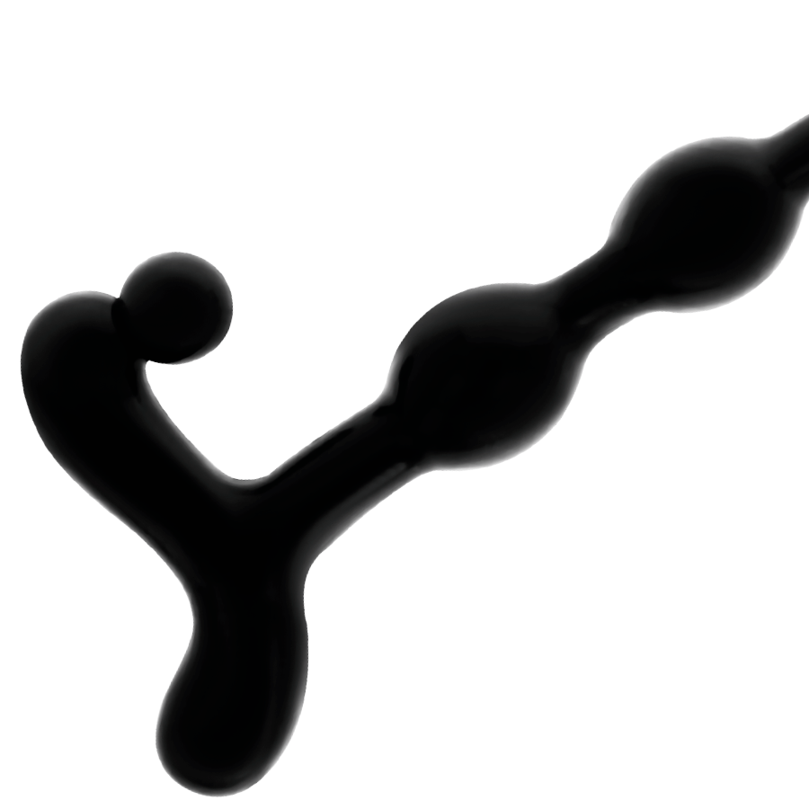ADDICTED TOYS - BOLAS ANALES 22 CM NEGRO ADDICTED TOYS