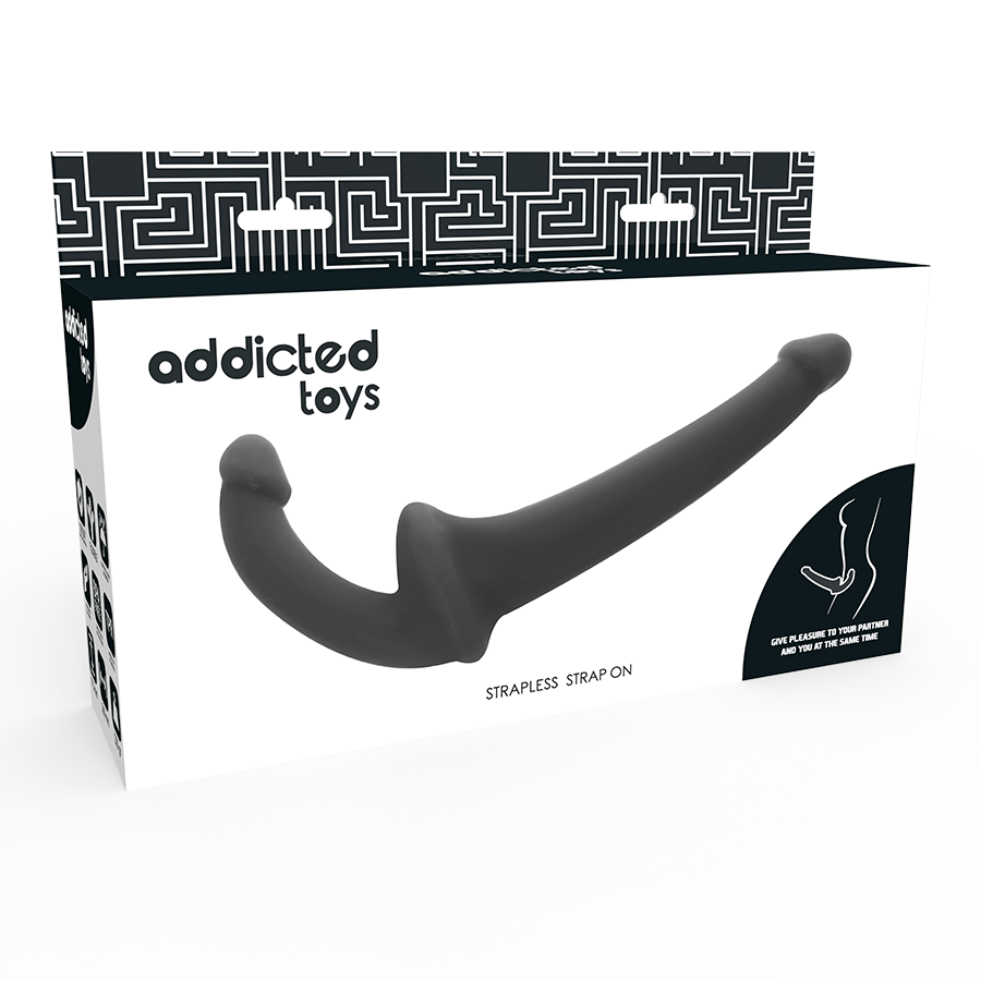 ADDICTED TOYS - DILDO CON ARNÉS SIN SUJECIÓN NEGRO ADDICTED TOYS