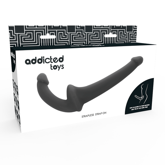 ADDICTED TOYS - DILDO CON ARNÉS SIN SUJECIÓN NEGRO ADDICTED TOYS