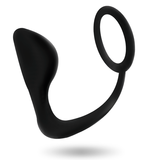 ADDICTED TOYS - PLUG ANAL CON ANILLO PENE NEGRO ADDICTED TOYS
