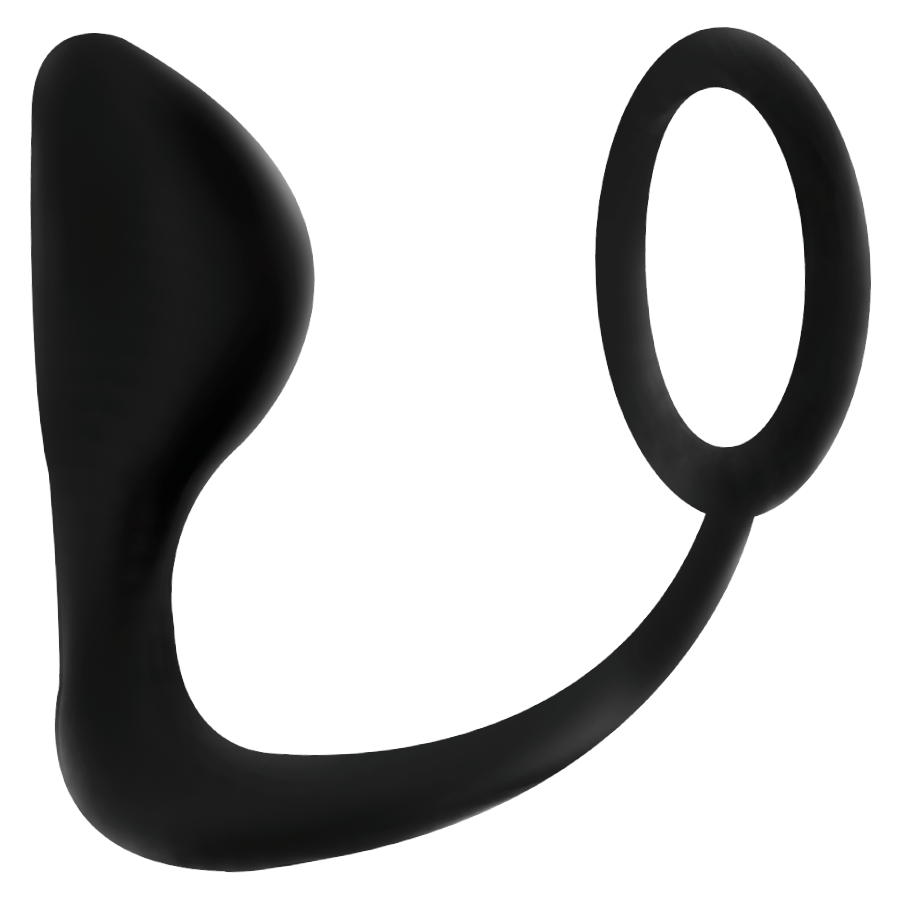 ADDICTED TOYS - PLUG ANAL CON ANILLO PENE NEGRO ADDICTED TOYS