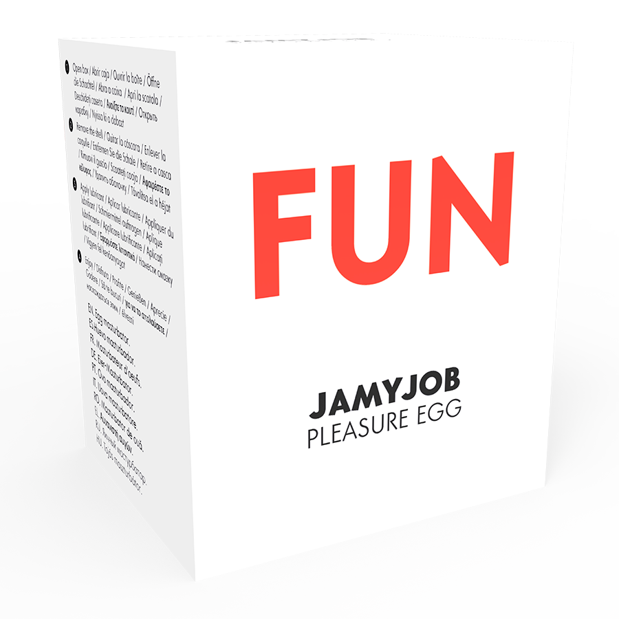 JAMYJOB - HUEVO MASTURBADOR DISCRETO EDICION ROJO FUN JAMYJOB