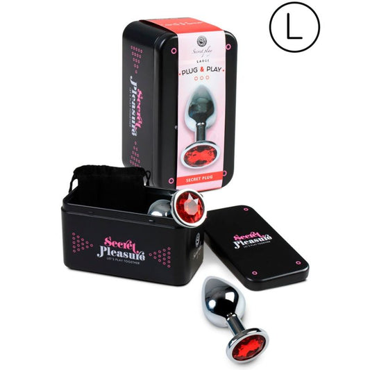 SECRETPLAY - PLUG ANAL ROJO L SECRETPLAY TOYS