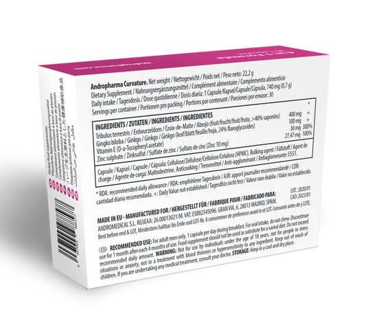 ANDROPHARMA - CURVATURE TRATAMIENTO PEYRONIE ANDRO MEDICAL