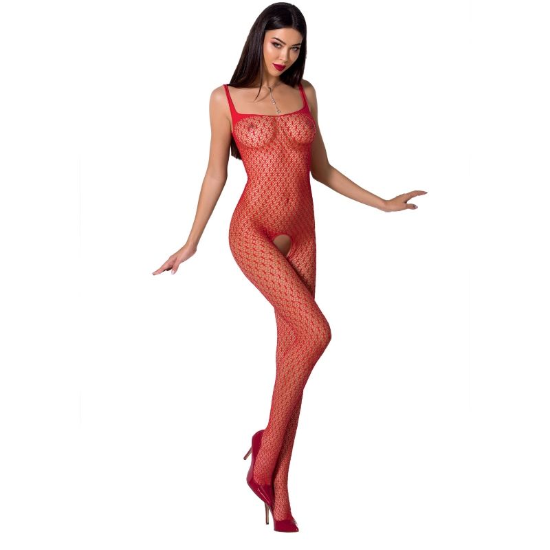 PASSION WOMAN BS071 BODYSTOCKING BLANCO TALLA UNICA PASSION WOMAN
