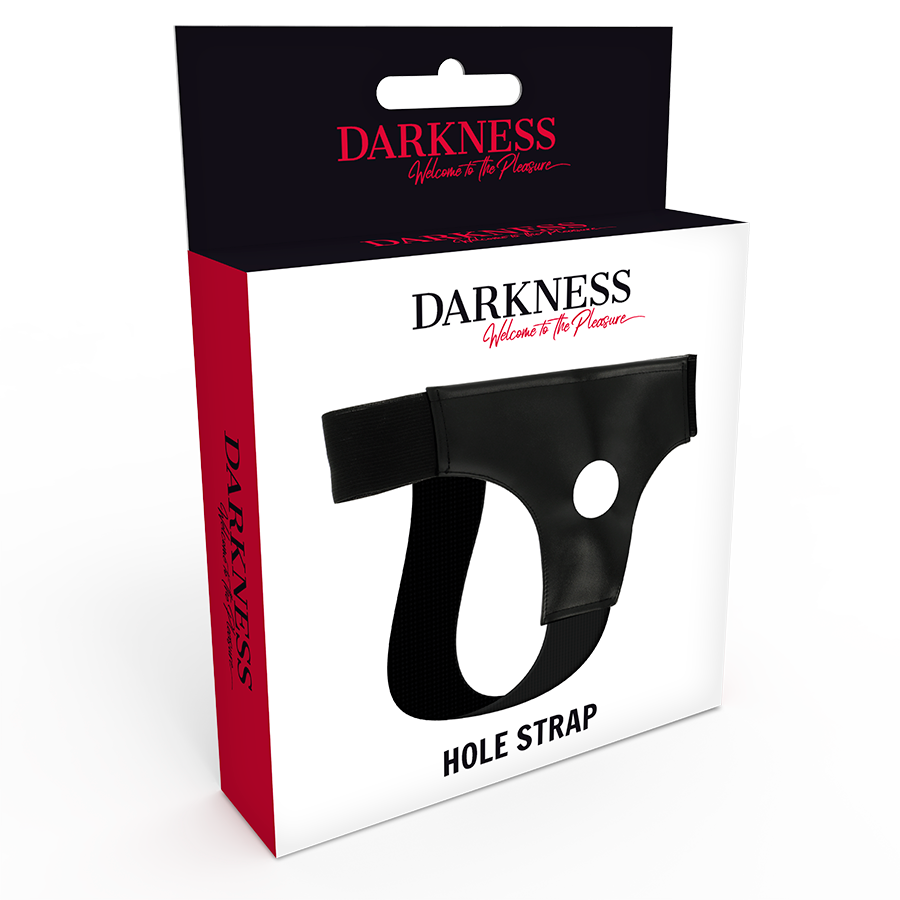DARKNESS - ARNÉS CON AGUJERO TALLA ÚNICA DARKNESS SENSATIONS