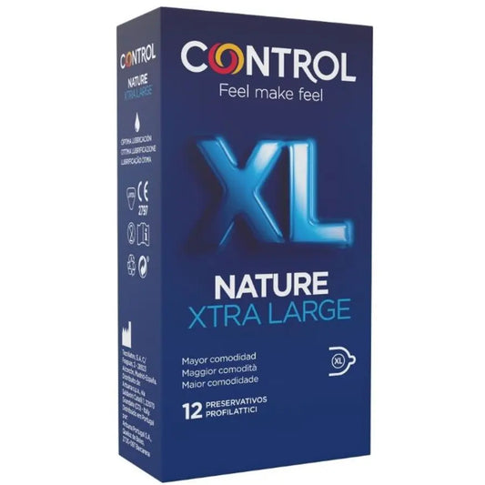 CONTROL - ADAPTA NATURE XL PRESERVATIVOS 12 UNIDADES CONTROL CONDOMS
