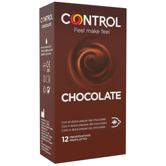 CONTROL - CHOCOLATE PRESERVATIVOS 12 UNIDADES CONTROL CONDOMS