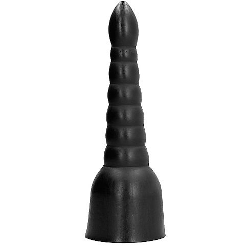 ALL BLACK - DILDO 34 CM ALL BLACK