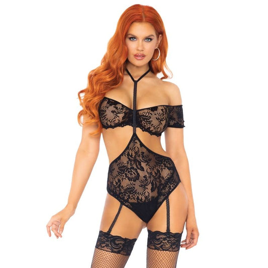 LEG AVENUE - SET DOS PIEZAS TOP & TEDDY M/L LEG AVENUE SETS