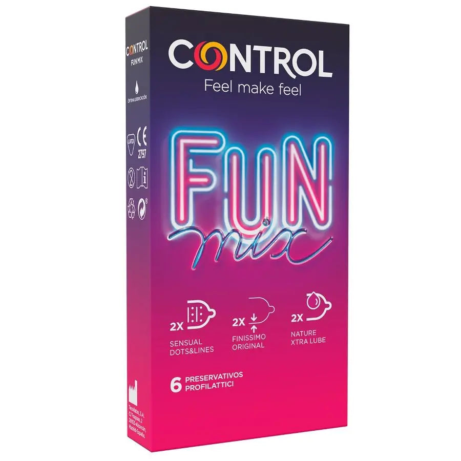 CONTROL - FEEL FUN MIX  6 UDS CONTROL CONDOMS