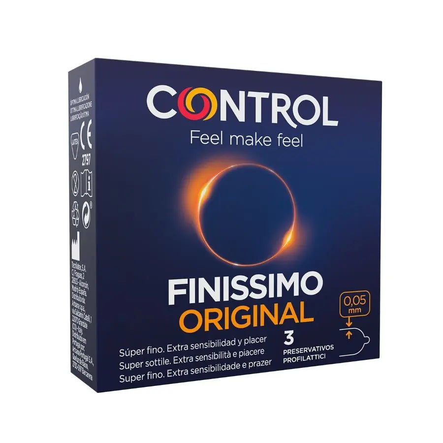 CONTROL - FINISSIMO PRESERVATIVOS 3 UNIDADES CONTROL CONDOMS