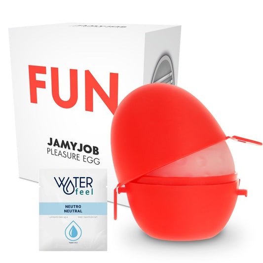 JAMYJOB - HUEVO MASTURBADOR DISCRETO EDICION ROJO FUN JAMYJOB