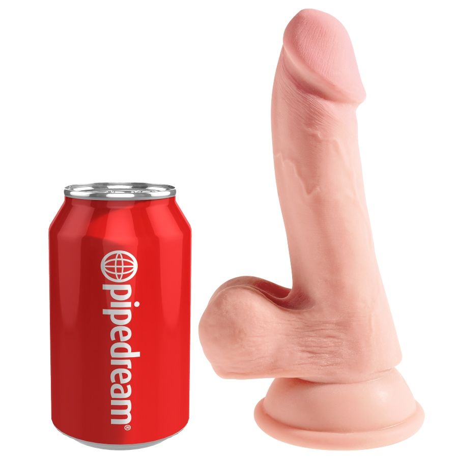 KING COCK - DILDO TRIPLE DENSIDAD 14 CM KING COCK PLUS