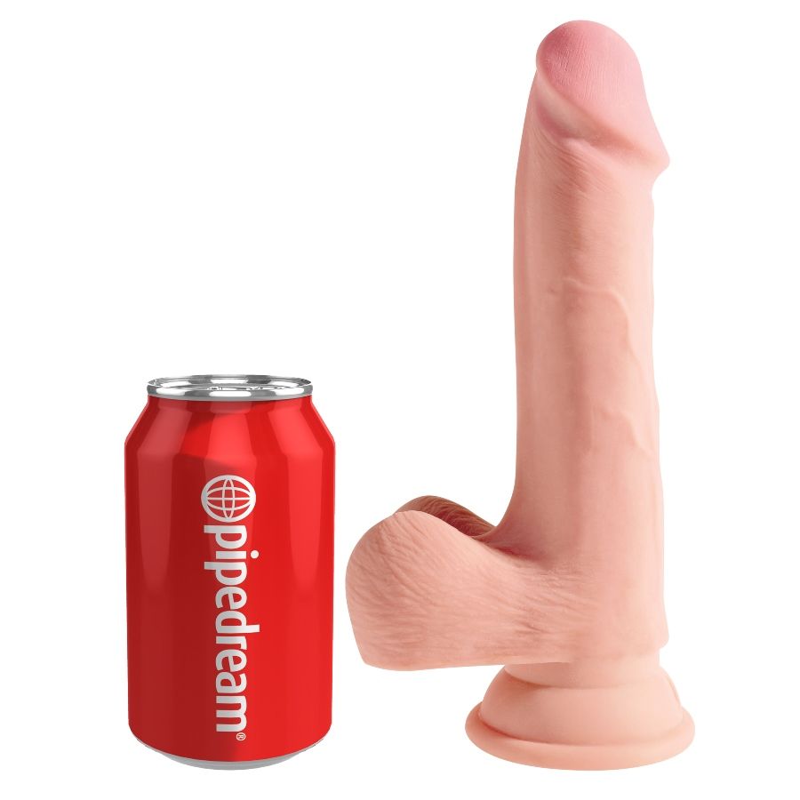KING COCK - DILDO TRIPLE DENSIDAD 19 CM KING COCK PLUS