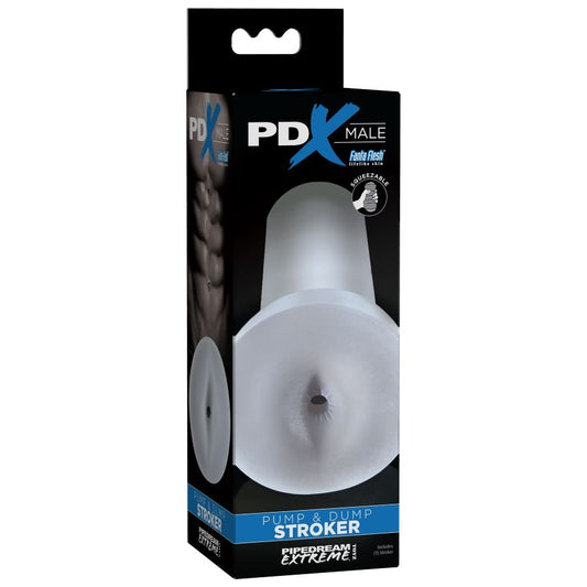 PDX MALE - PUMP AND DUMP STROKER MASTURBADOR - TRANSPARENTE PDX MALE