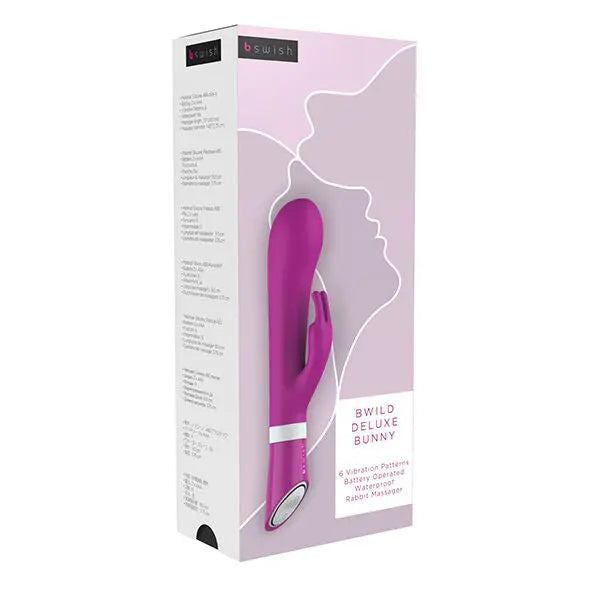 B SWISH - BWILD DELUXE BUNNY RABBIT VIBRATOR RASPBERRY B SWISH