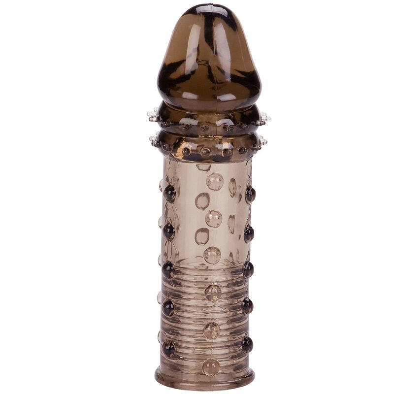 CALEXOTICS - EXTENSION DE SILICONA PARA EL PENE NEGRO CALEXOTICS