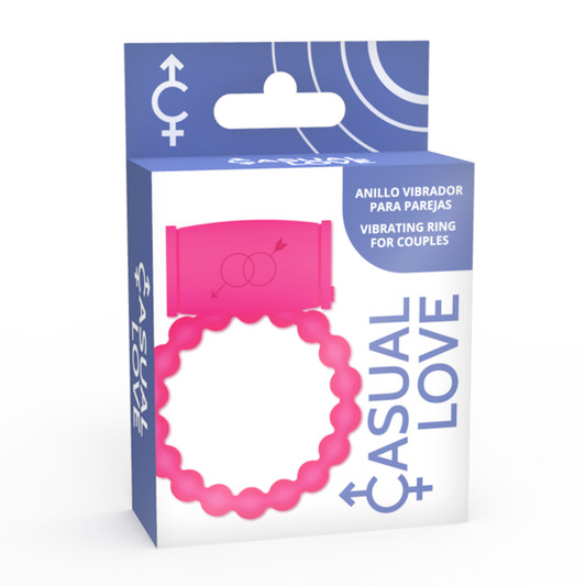 CASUAL LOVE - 25 ANILLO VIBRADOR ROSA CASUAL LOVE