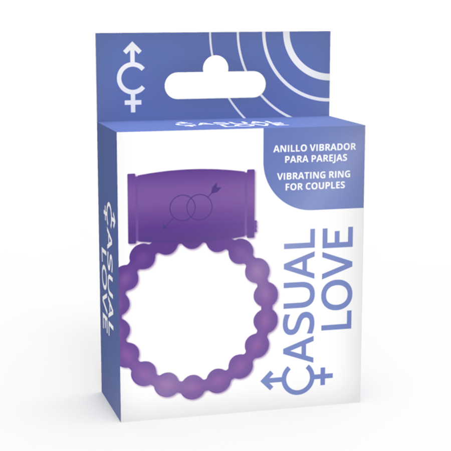 CASUAL LOVE - 25 ANILLO VIBRADOR PAREJAS VIOLETA CASUAL LOVE