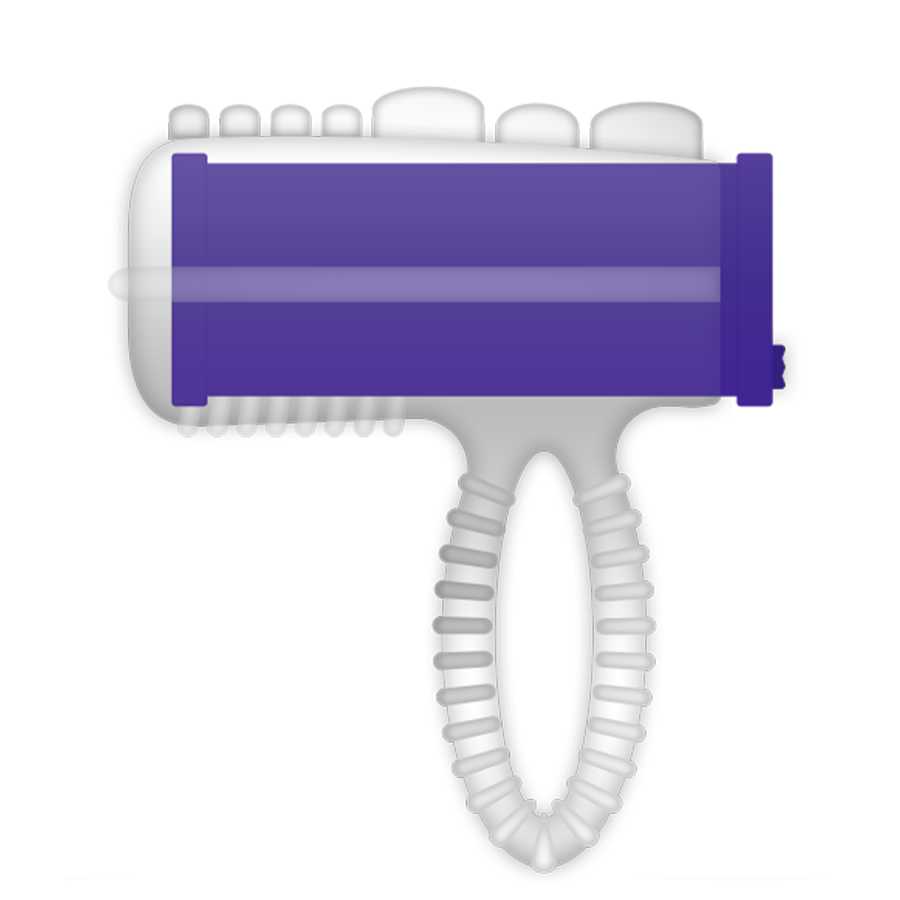 CASUAL LOVE - RING VIBRADOR LENGUA LILA CASUAL LOVE