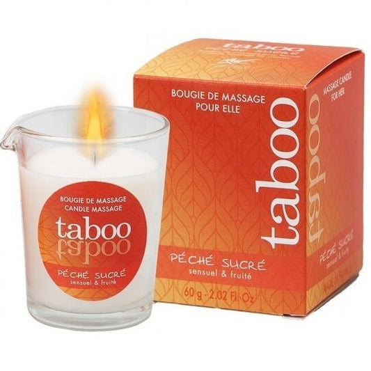 RUF - TABOO VELA DE MASAJE PARA ELLA PECHE SUCRE AROMA NECTARINA RUF