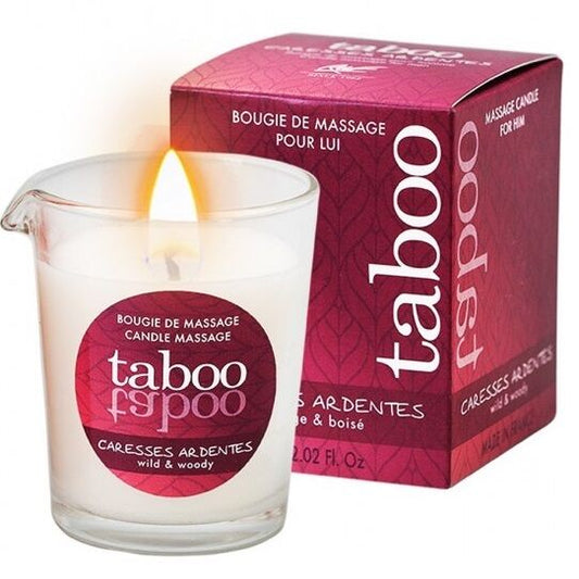 RUF - TABOO VELA DE MASAJE PARA ÉL CARESSES ARDENTES AROMA HELECHO RUF