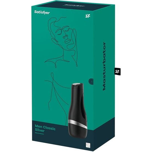 SATISFYER - MASTURBADOR MEN CLASSIC NEGRO SATISFYER MEN