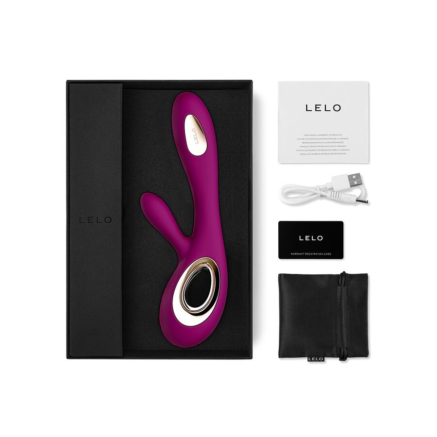 LELO - SORAYA WAVE VIBRADOR RABBIT MORADO LELO