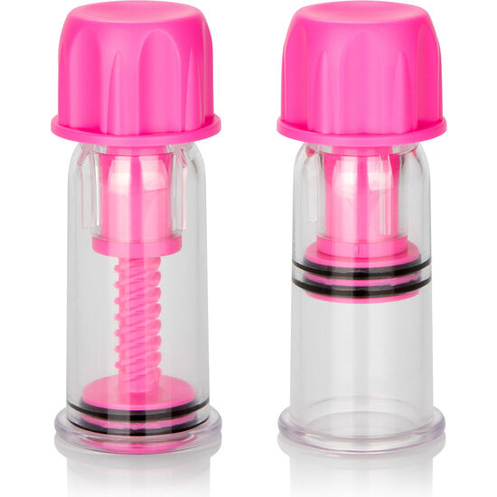 CALEXOTICS - VACCUM TWIST SUCCIONADORES PEZONES ROSA CALEXOTICS