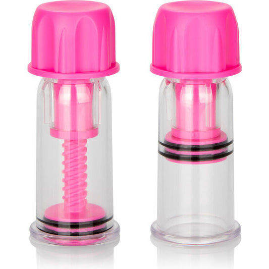 CALEXOTICS - VACCUM TWIST SUCCIONADORES PEZONES ROSA CALEXOTICS