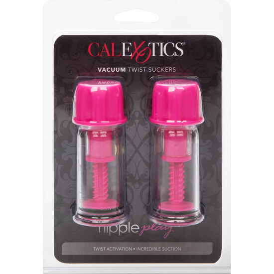 CALEXOTICS - VACCUM TWIST SUCCIONADORES PEZONES ROSA CALEXOTICS