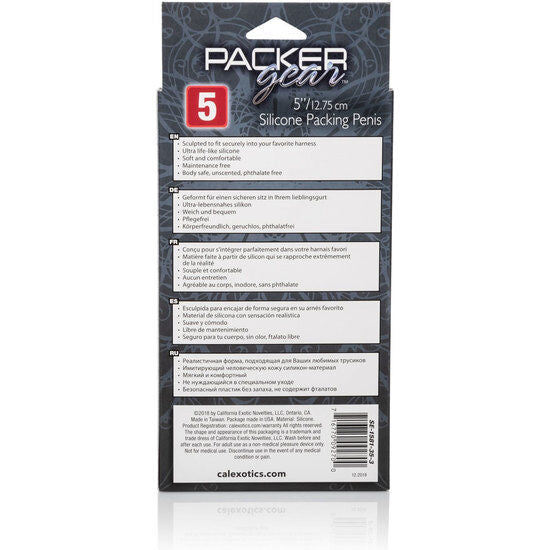 CALEXOTICS - PACKING PENIS PENE DE SILICONA 12.75CM NEGRO CALEXOTICS