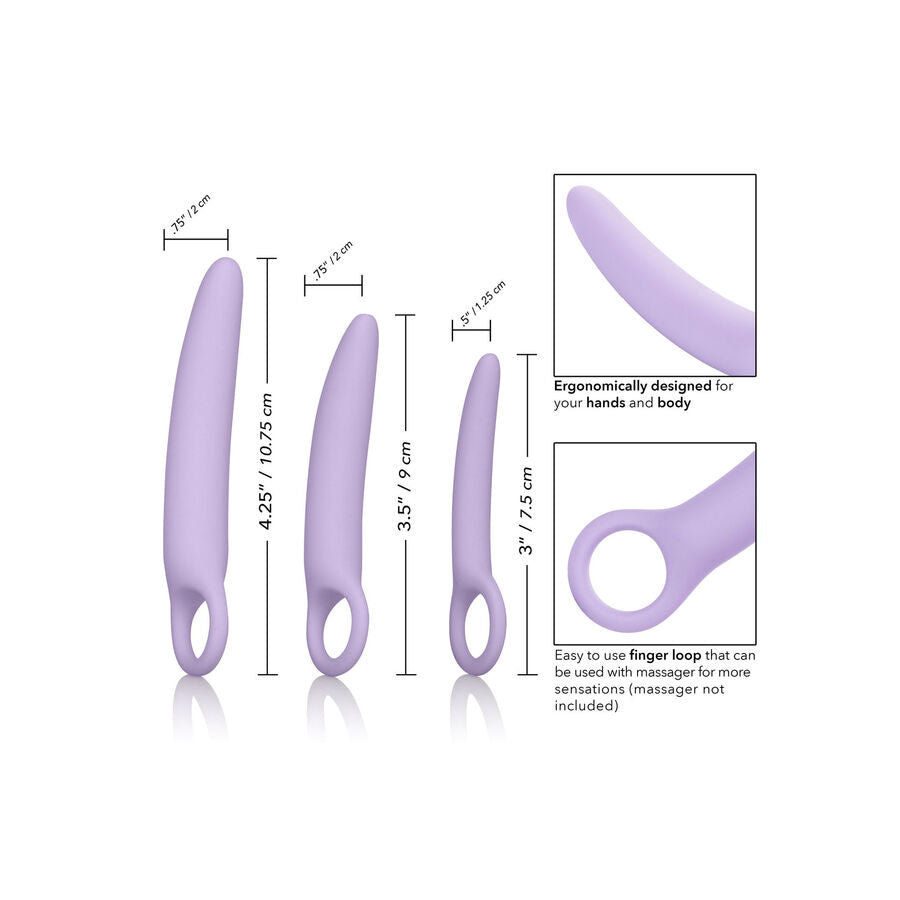 CALEXOTICS - DR LAURA BERMAN ALENA SET DE 3 DILATADOR VAGINAL SILICONA CALEXOTICS