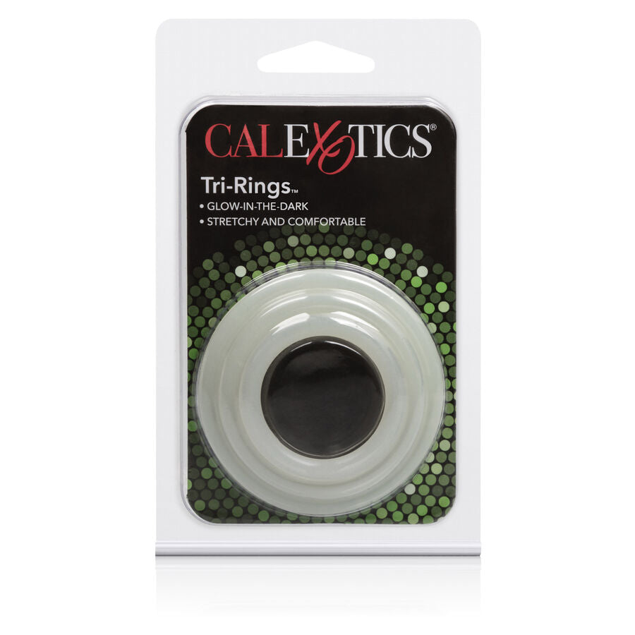 CALEXOTICS - SET TRES ANILLAS BRILLO EN LA OSCURIDAD CALEXOTICS
